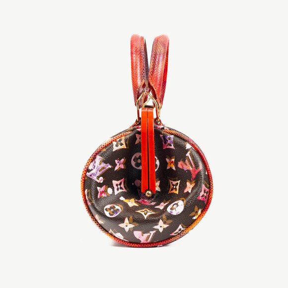 Louis Vuitton x Richard Prince SS/08 Runway Papillon Frame Watercolor Bag - Picture 3 of 12